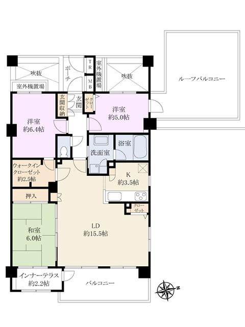 Floor plan. 3LDK, Price 25,800,000 yen, Occupied area 84.64 sq m Sankutasu ・ Glow Hills Floor Plan