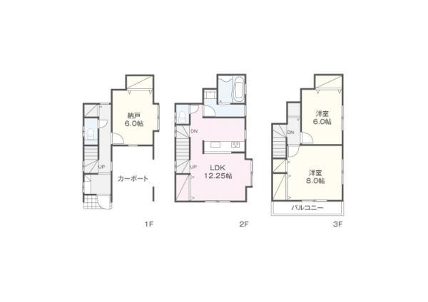 Floor plan. 28.8 million yen, 2LDK + S (storeroom), Land area 60.24 sq m , Building area 100.02 sq m