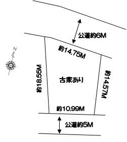 Compartment figure. Land price 32,800,000 yen, Land area 205.14 sq m