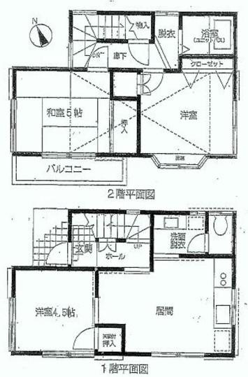 Floor plan. 19,800,000 yen, 3DK+S, Land area 99.18 sq m , Building area 72.04 sq m