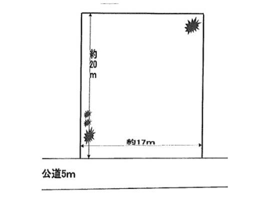 Compartment figure. Land price 42,800,000 yen, Land area 353.96 sq m compartment view