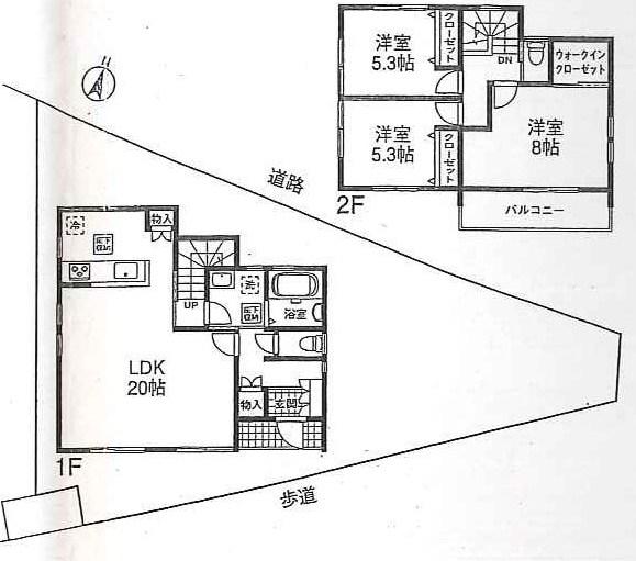Floor plan. (1), Price 33,800,000 yen, 3LDK, Land area 130.03 sq m , Building area 92.74 sq m