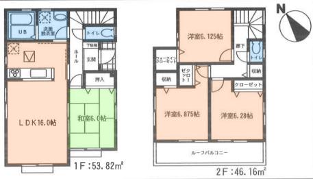 Floor plan. (2), Price 33,800,000 yen, 4LDK, Land area 152.33 sq m , Building area 99.98 sq m
