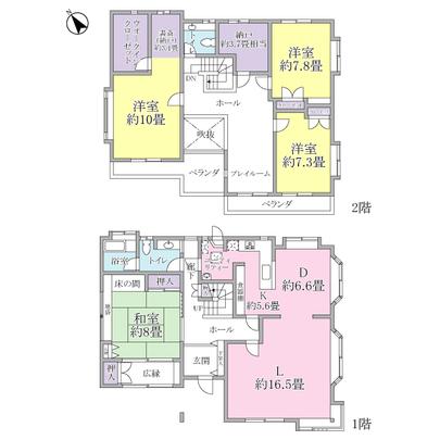Floor plan. 4L ・ D ・ K + closet type