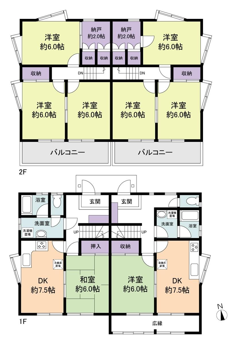 Floor plan. 16.8 million yen, 8DDKK, Land area 330 sq m , Building area 149.87 sq m