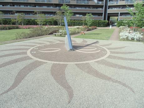 Other common areas. Sunlight clock