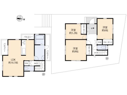 Floor plan. 35,800,000 yen, 3LDK, Land area 150.98 sq m , Building area 91.99 sq m floor plan