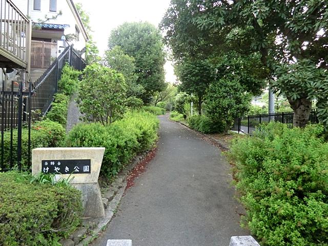 park. 504m until Machida Municipal Yakushidai zelkova park