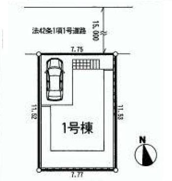 Compartment figure. 33,800,000 yen, 3LDK, Land area 89.52 sq m , 1 truck will put the building area 71.28 sq m car space.