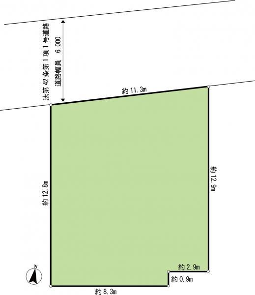 Floor plan. 42,600,000 yen, 3LDK+S, Land area 147.6 sq m , Taken between the building area 144.16 sq m building