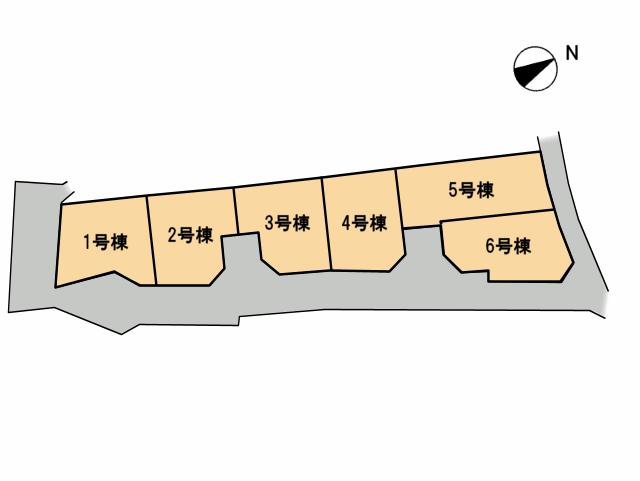 The entire compartment Figure. Large-scale development subdivision Will be born all 6 House (^ O ^)