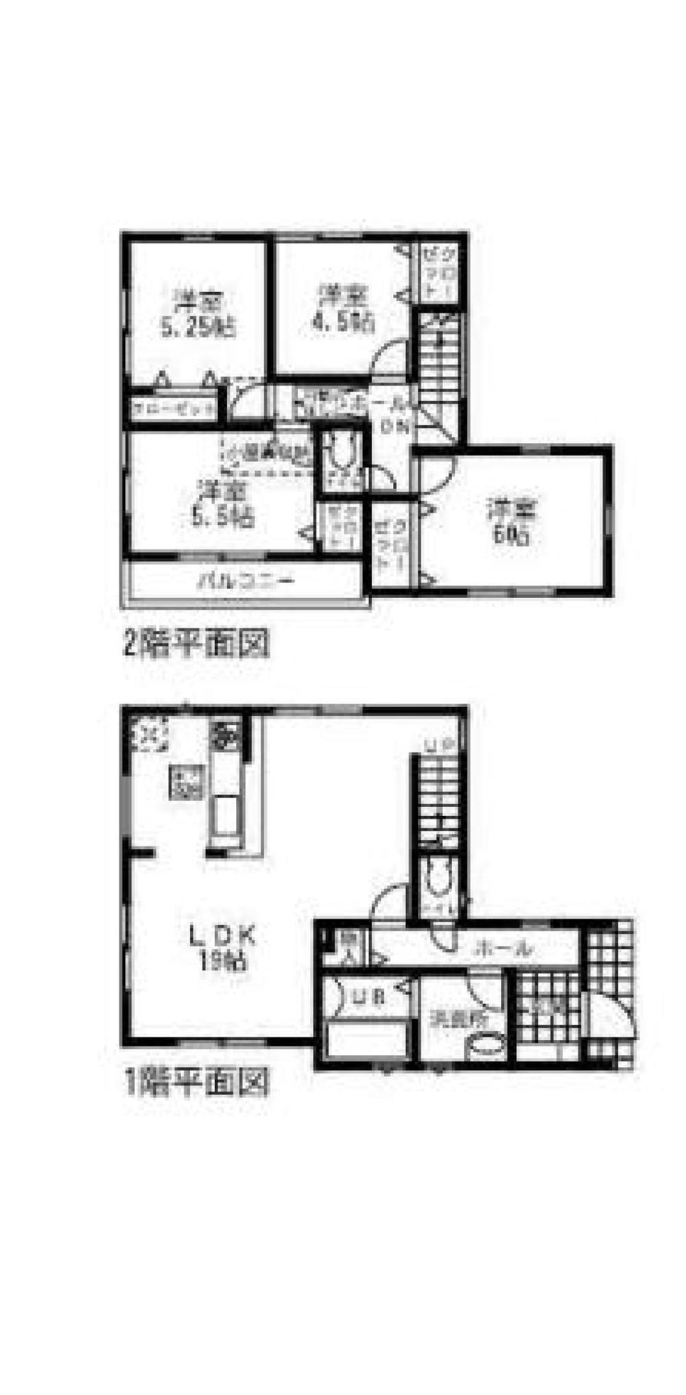 Floor plan. (5 Building), Price 29,800,000 yen, 4LDK, Land area 125.2 sq m , Building area 95.84 sq m