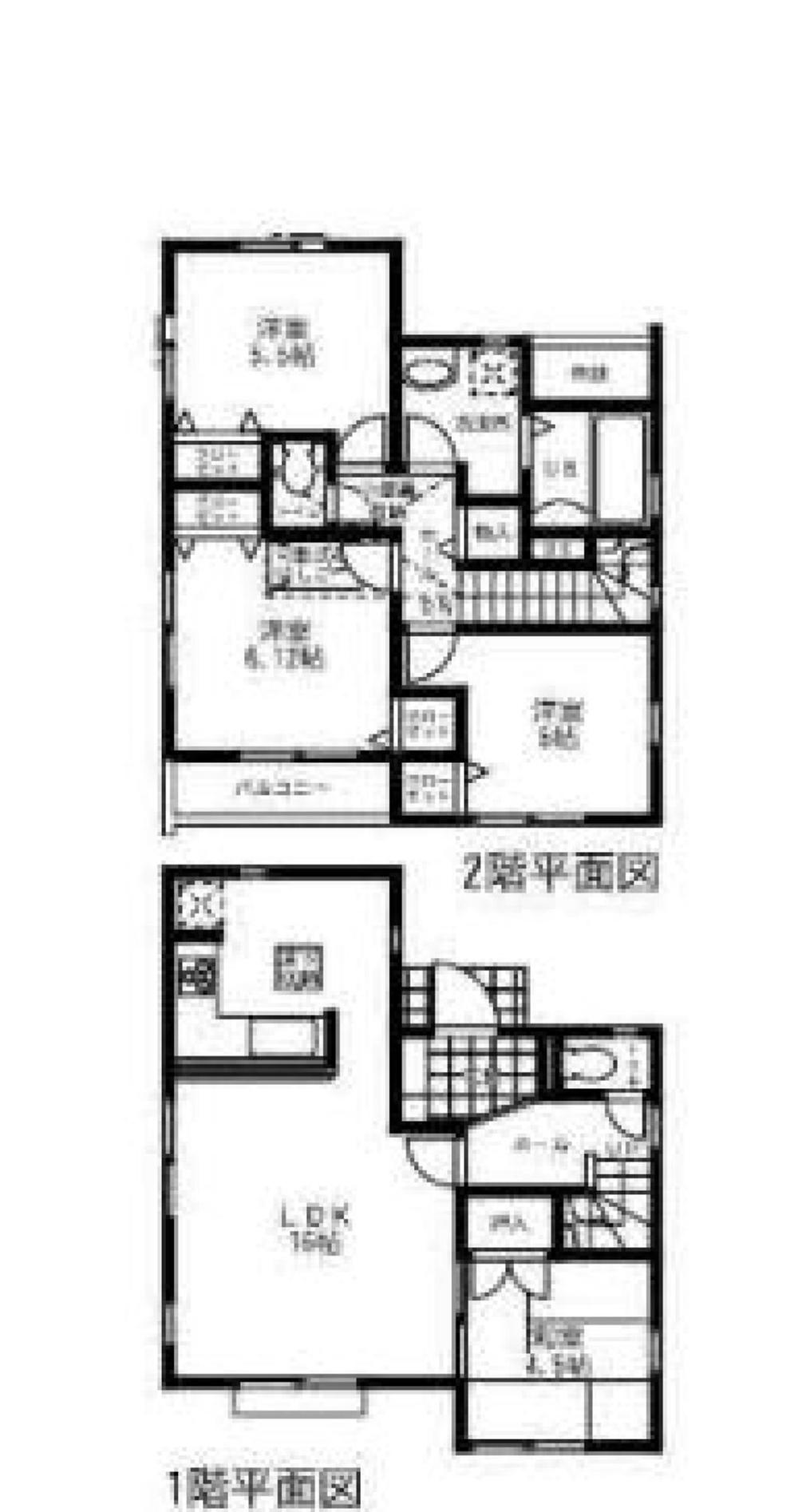 Floor plan. (7 Building), Price 31,800,000 yen, 4LDK, Land area 125.2 sq m , Building area 90.25 sq m