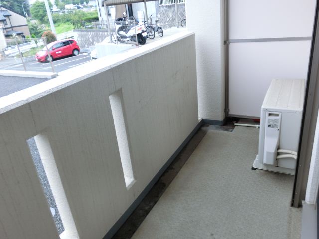 Balcony. Spacious veranda