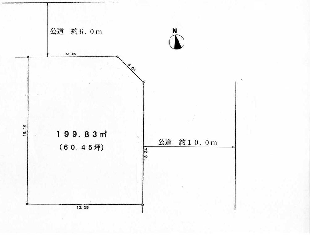 Compartment figure. Land price 33 million yen, Land area 199.83 sq m