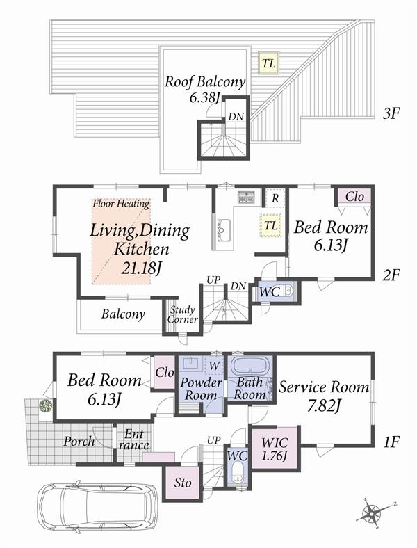 Floor plan B Building