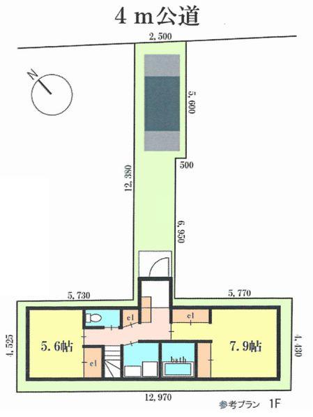 Building plan example (floor plan). Building plan Example 1F Reference plan by popularity of the design group "Tokyo assembly"
