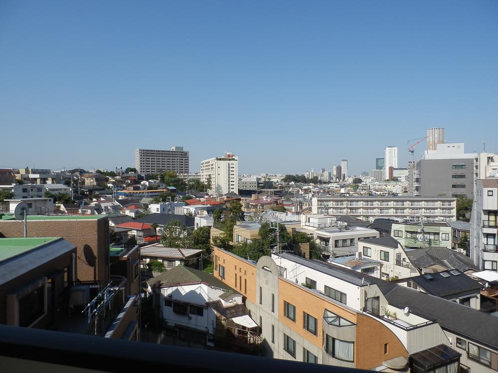 View photos from the dwelling unit. Naka-Meguro Station direction as viewed from the northwest side balcony