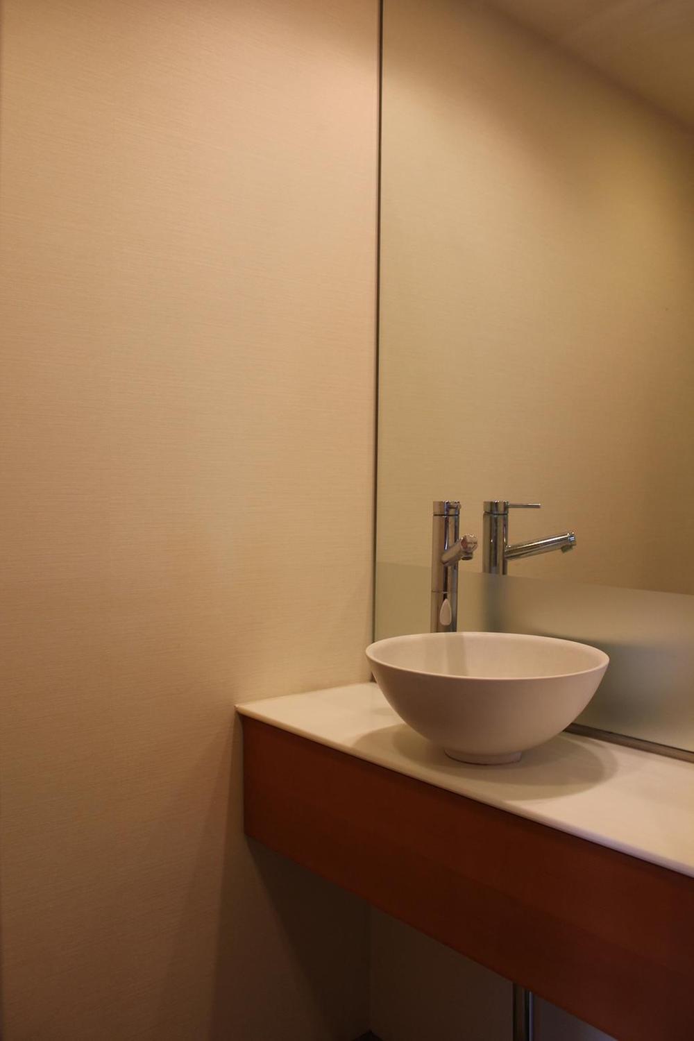 Wash basin, toilet. Washroom (September 2013) Shooting