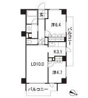Floor: 2LDK, occupied area: 56.05 sq m, Price: TBD