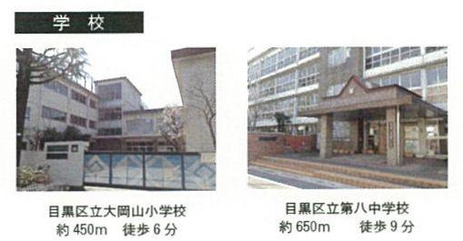 Primary school. Ookayama until elementary school 450m