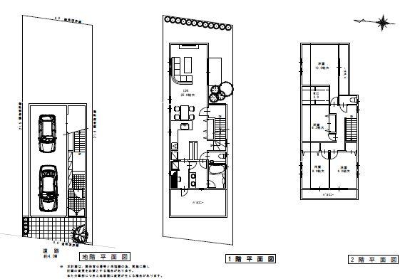 Building plan example (floor plan). Building reference plan