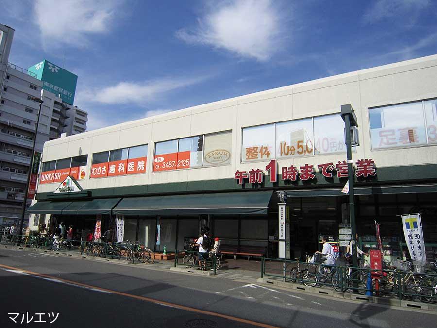 Supermarket. 700m until Maruetsu