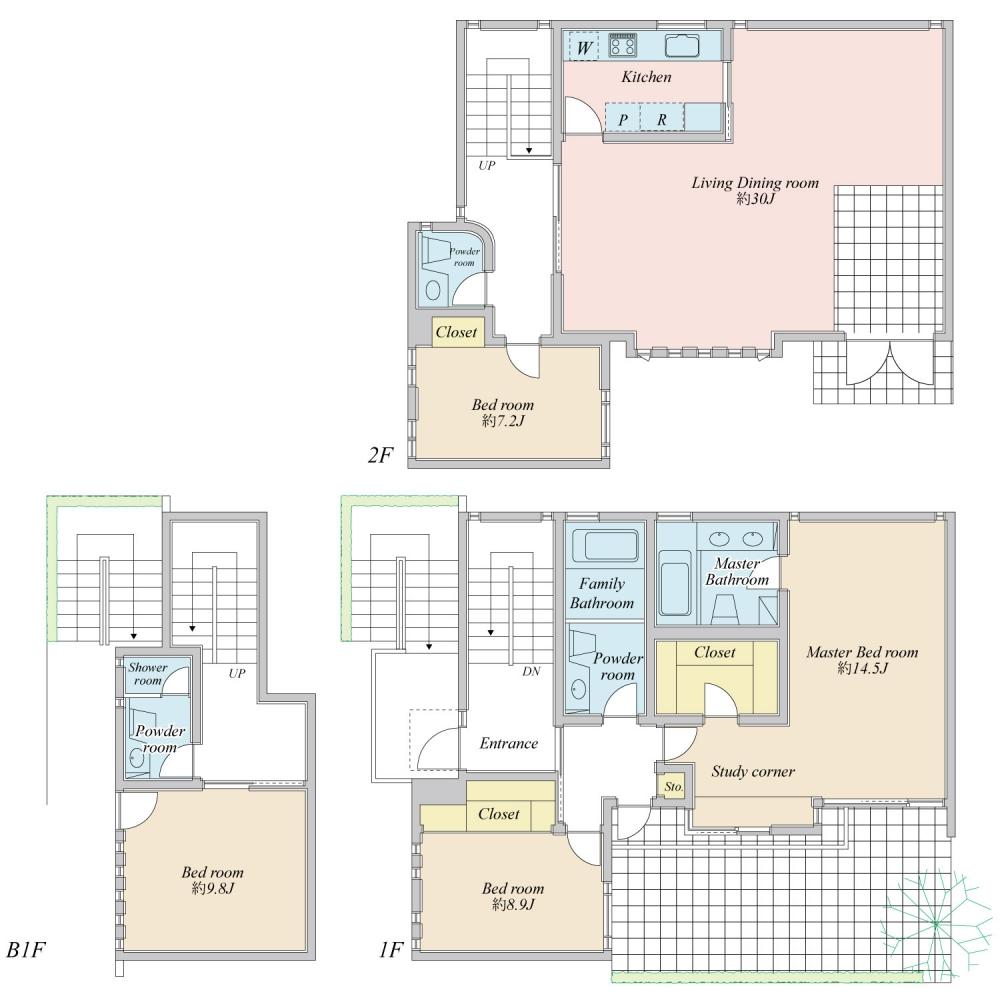 Floor plan. 290 million yen, 4LDK, Land area 205.18 sq m , Building area 212.91 sq m