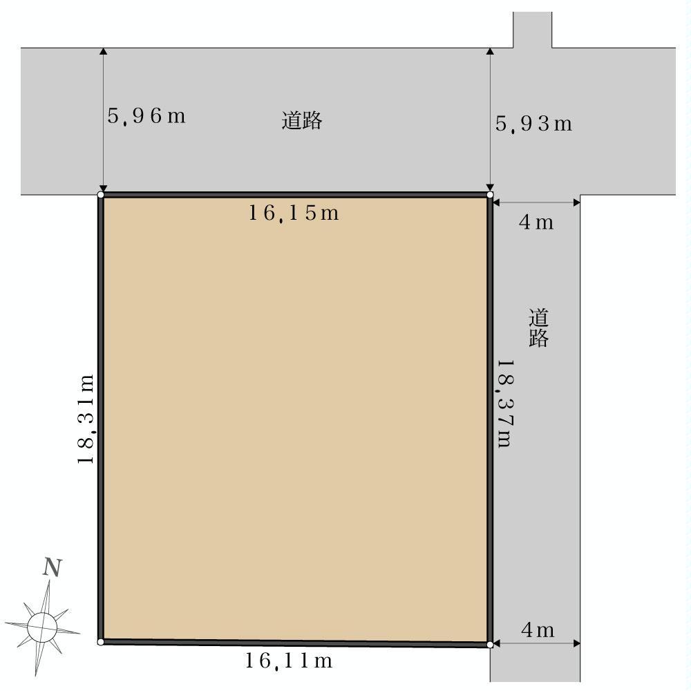 Compartment figure. 235 million yen, 3LDK + S (storeroom), Land area 297.5 sq m , Building area 307.97 sq m compartment view