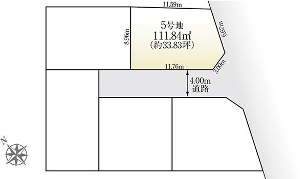 Compartment figure. Land prices - ※ Sales compartment Figure