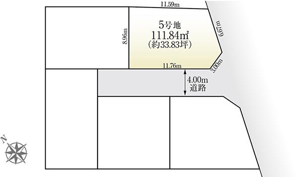 Compartment figure. Land prices -  ※ Sales compartment Figure