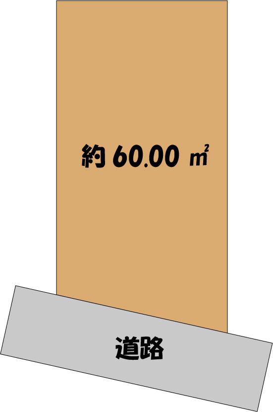 Compartment figure. Land price 42,100,000 yen, Land area 60 sq m