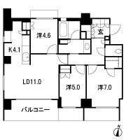 Floor: 3LDK + WIC, the occupied area: 75.22 sq m, Price: 76,060,000 yen, now on sale