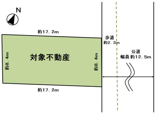 Compartment figure. It is facing the street of cherry trees. 
