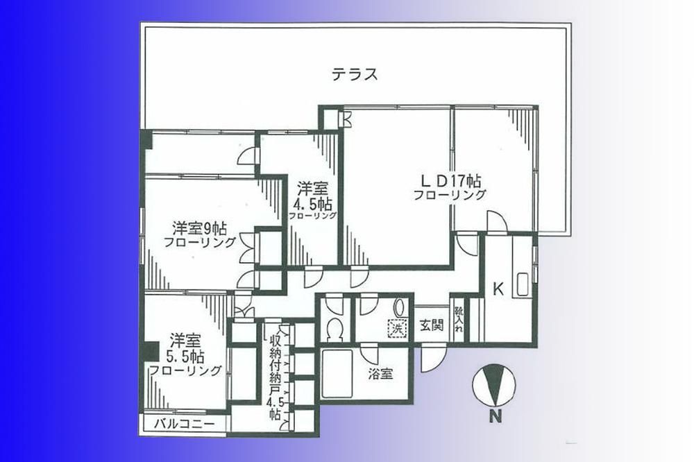 Floor plan. 3LDK + S (storeroom), Price 39,800,000 yen, Footprint 102 sq m 3 direction room! Good per yang.