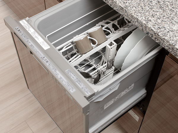 Kitchen.  [Dishwasher] Set the dish easy with smart basket. Because it is suppressed the amount of water compared to hand washing with running water, You can save water rates.