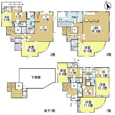 Floor plan. Rent combination housing.