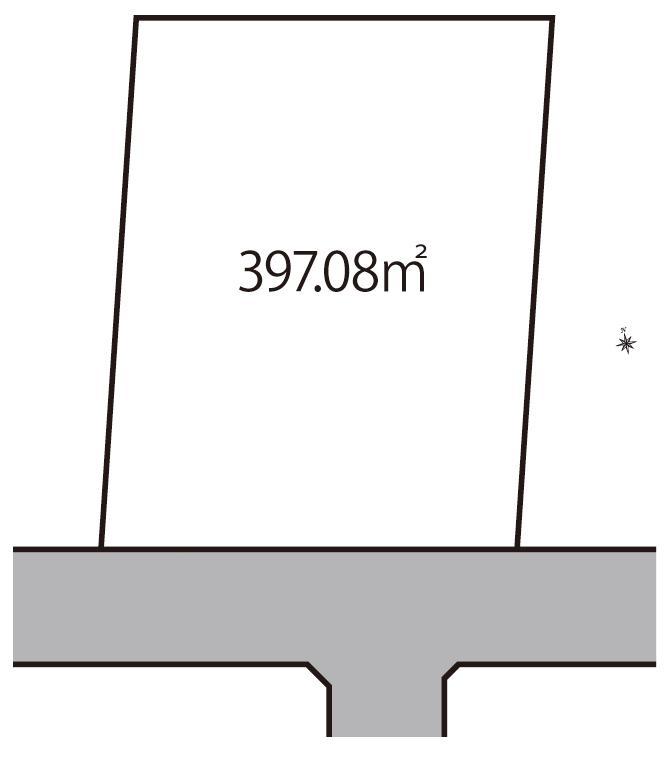 Compartment figure. Land price 360 million yen, Land area 397.98 sq m