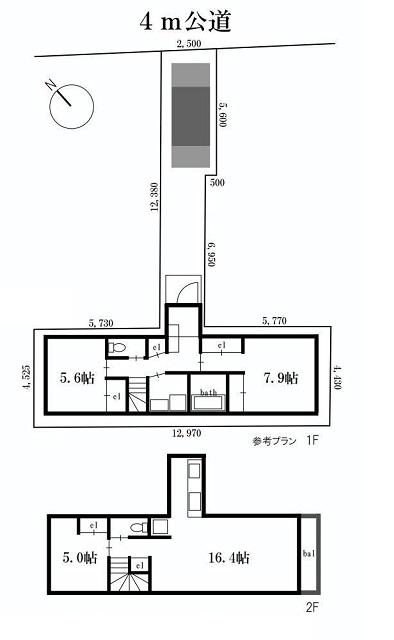 Building plan example (floor plan). Building plan example  Building area 86.5 sq m