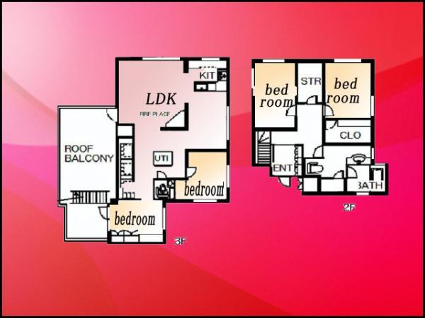 Floor plan. 4LDK+S, Price 108 million yen, The area occupied 165.5 sq m