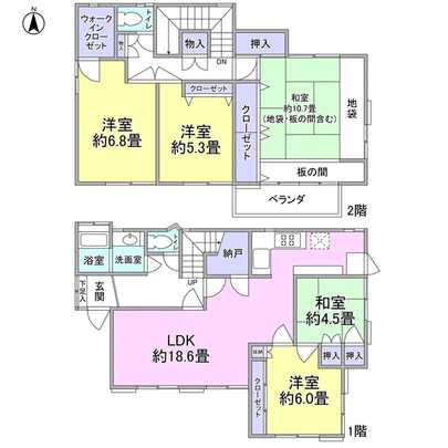 Floor plan.  [Floor plan] 5LD ・ K