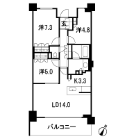 Floor: 3LDK, occupied area: 75.83 sq m, Price: 67,900,000 yen, now on sale