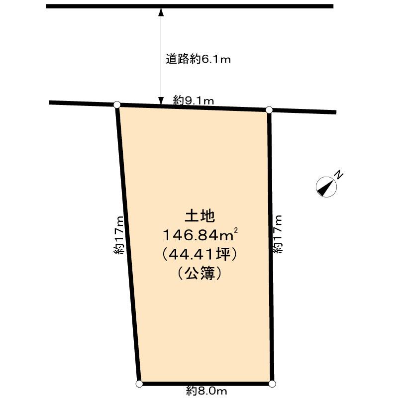 Compartment figure. 170 million yen, 5LDK, Land area 146.84 sq m , Building area 290.23 sq m compartment view