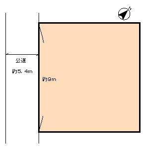 Compartment figure. Land price 60 million yen, Land area 86.38 sq m