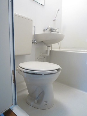 Toilet. Unit bathroom