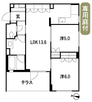 Floor: 2LDK + SIC, the occupied area: 56.36 sq m, Price: TBD