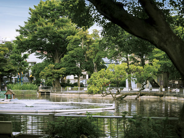 Surrounding environment. Shimizu pond park (about 220m ・ A 3-minute walk)