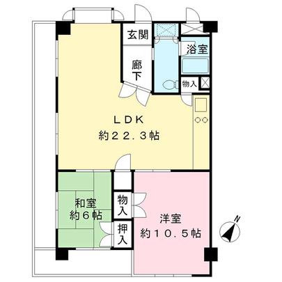 Floor plan. Tokyo, Minato-ku, Minami-Aoyama 5-chome