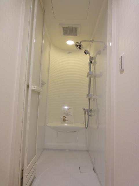 Bathroom. There is a shower in the master bedroom