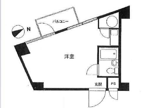 Floor plan. Price 12 million yen, Occupied area 19.55 sq m , Balcony area 2.82 sq m